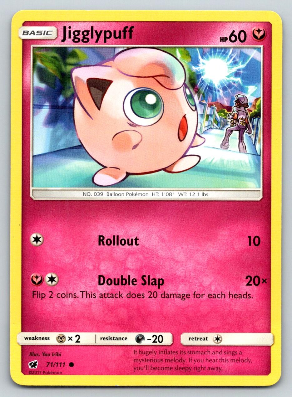 JIGGLYPUFF 71/111 C CRIMSON INVASION POKEMON MP IRIBI
