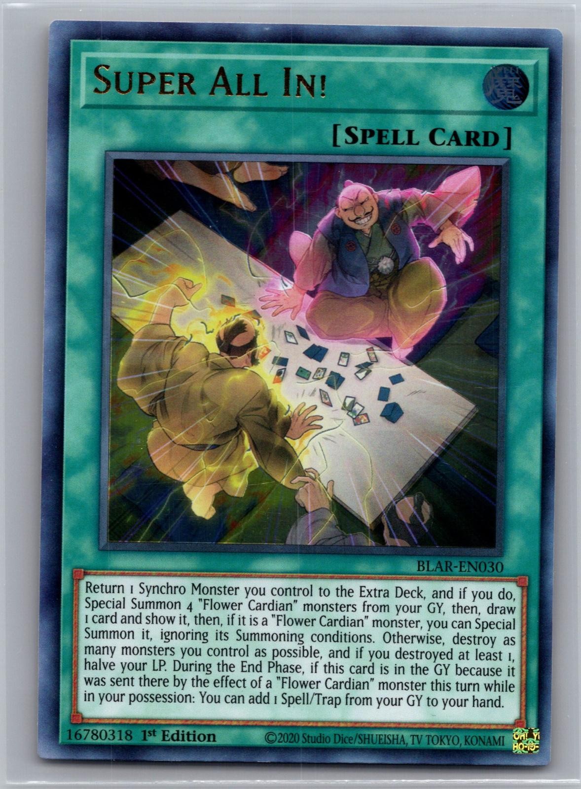 Super All In! BLAR-EN030 Ultra Rare 1st Edition NM