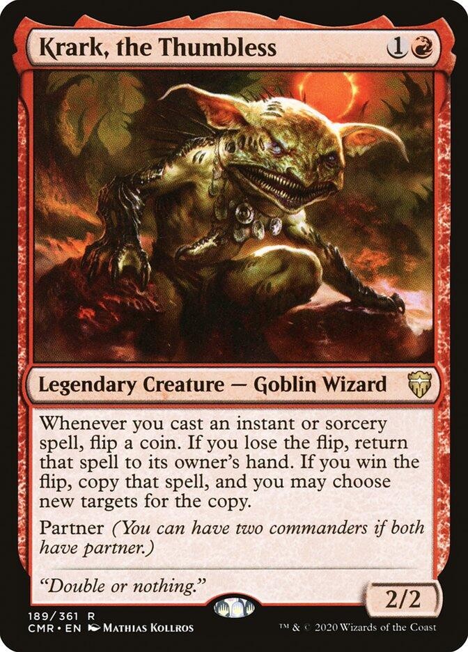 Commander Legends #189 Krark, the Thumbless