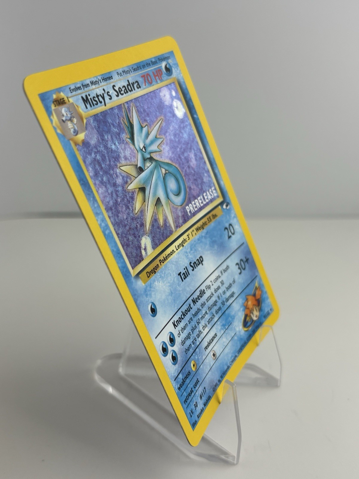 Misty’s Seadra (Prerelease) 009/132 Wotc Promo Holo NM/LP