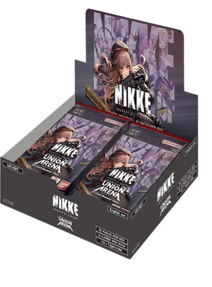 NIKKE Union Arena Full English Playset 4xSR,R,U,C + 7 AP and 6 top loader foils