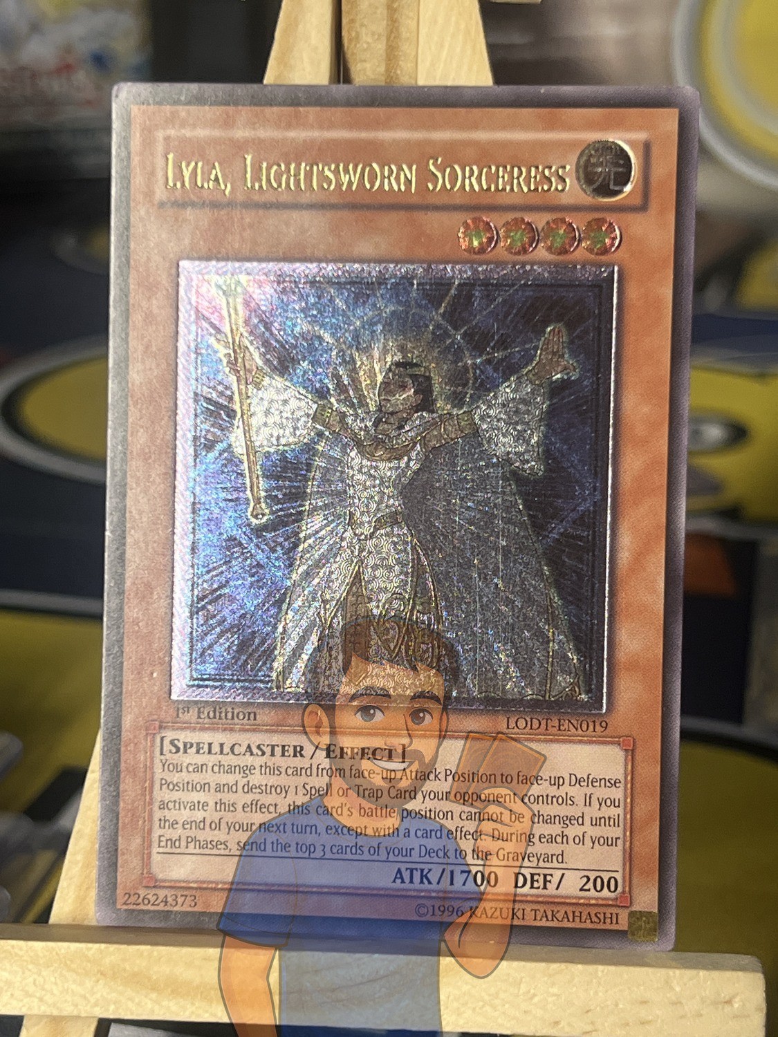 Lyla, Lightsworn Sorceress LODT-EN019 Ultimate Rare 1st Edition EURO MP Yugioh