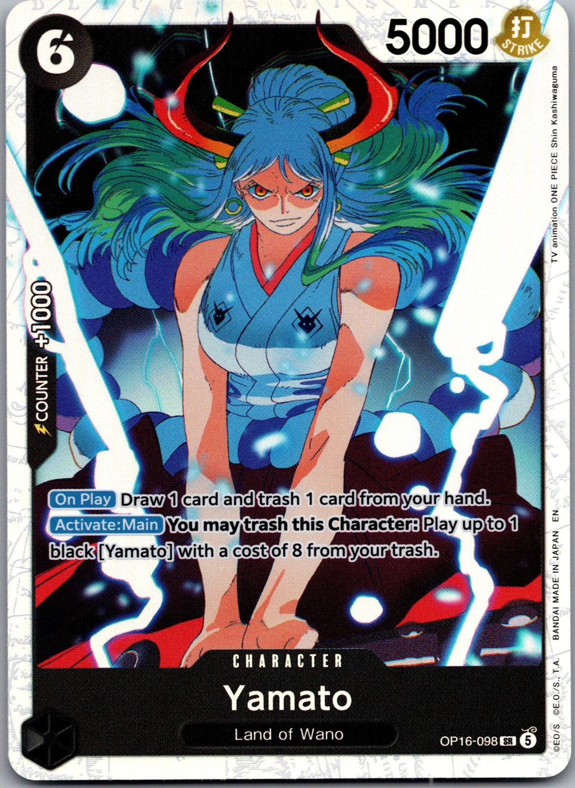 Yamato (098) Foil SR The Time of Battle OP16-098 NM