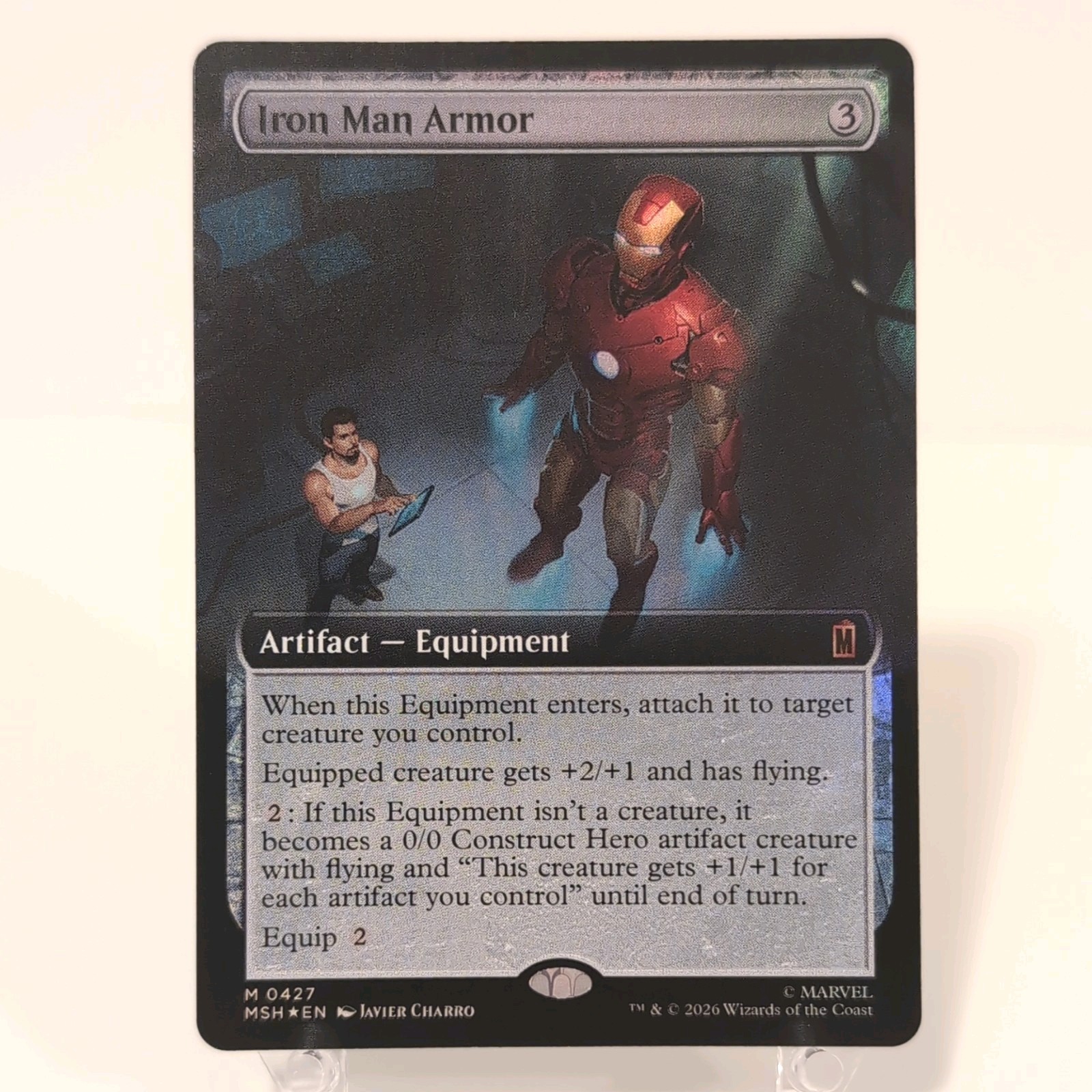 MTG Marvel Super Heroes Iron Man Armor 0427 EN Mythic Rare Foil