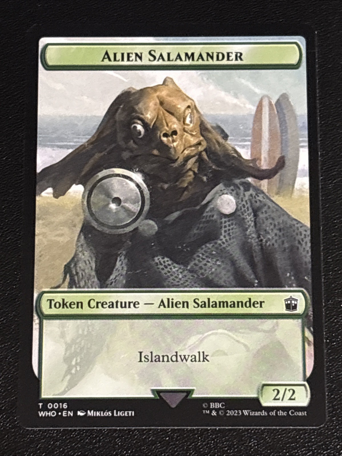 MTG Doctor Who Alien Salamander/Alien Insect Double-Sided Token 0016/0019 NM
