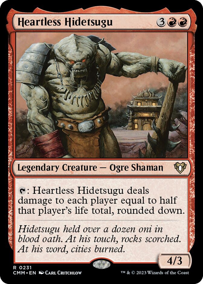 MTG Heartless Hidetsugu – Commander Masters #231