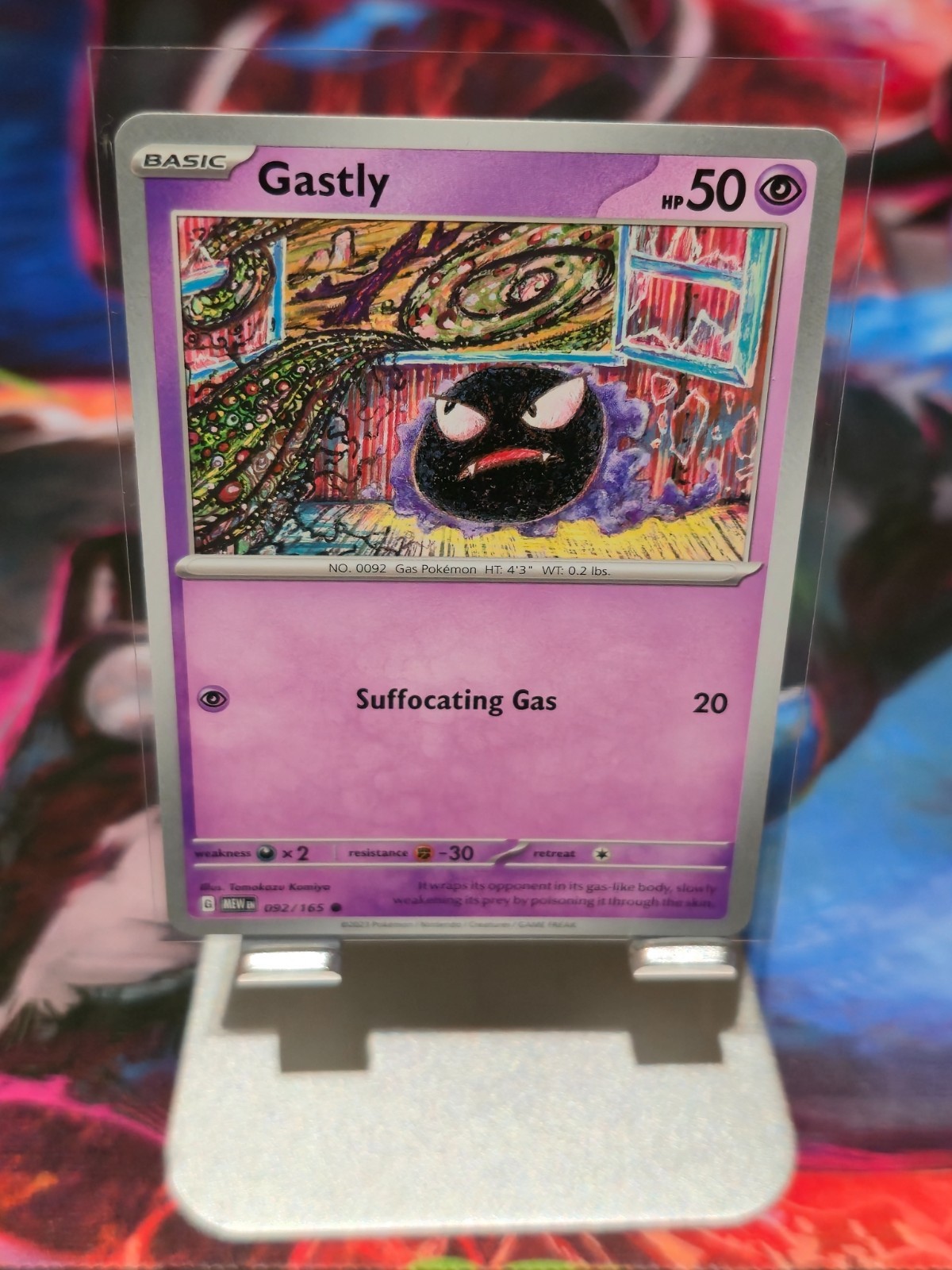 Gastly 92/165 Non-Holo MEW Scarlet & Violet 151 Pokemon Card NM