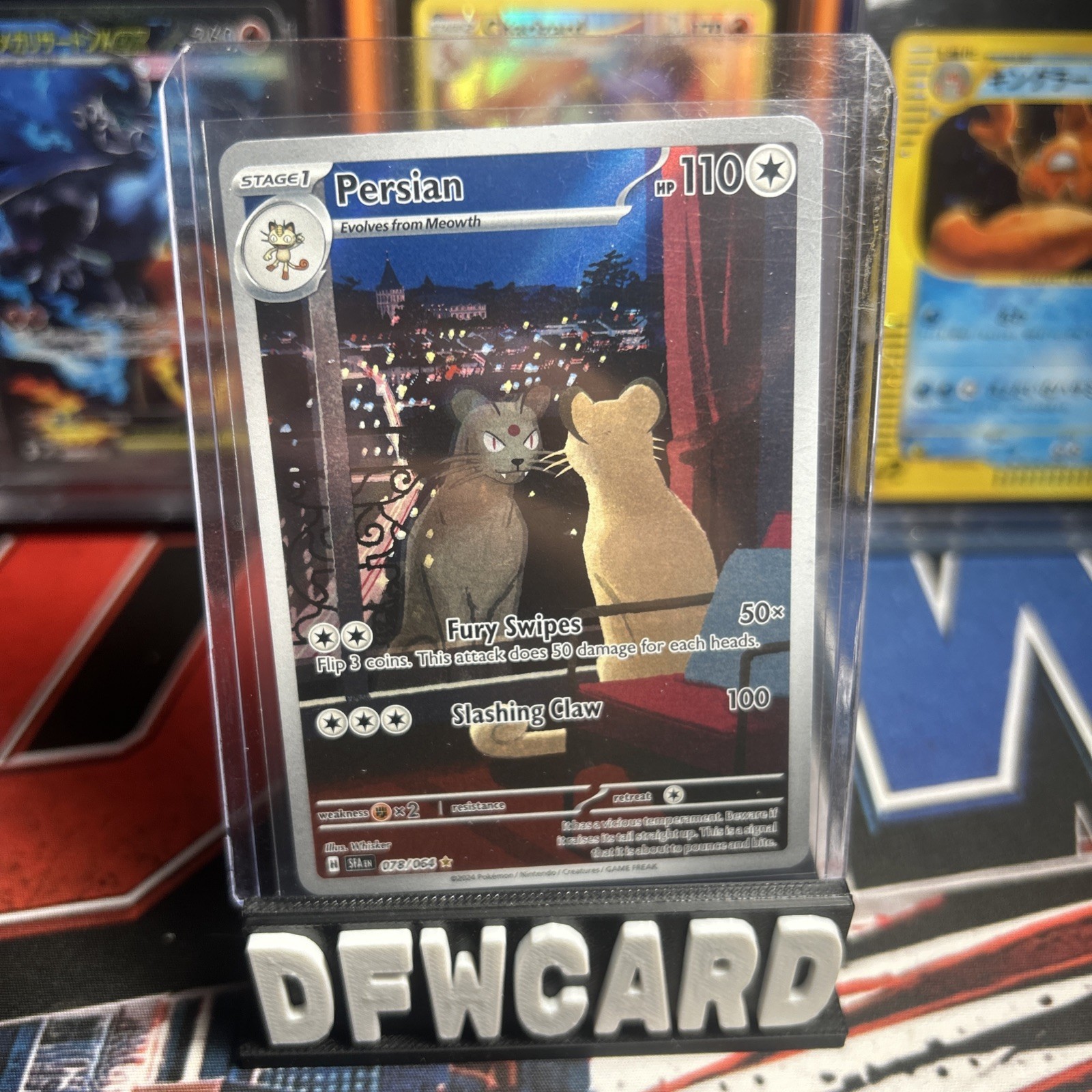 2024 Persian 078/064 Sv: Shrouded Fable Holo NM