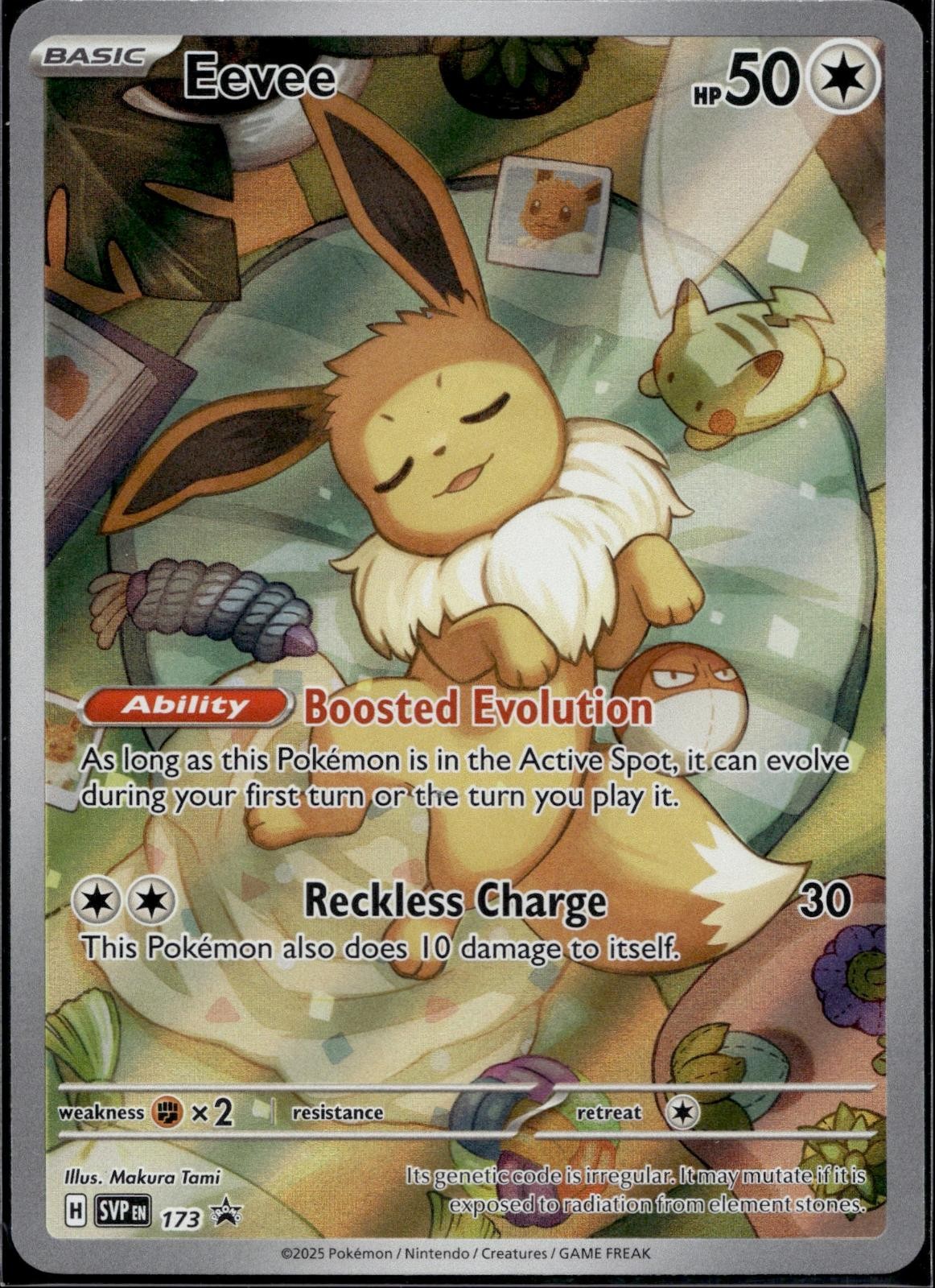 Eevee 173 Holo Scarlet & Violet Promo P NM Makura Tami Pokemon