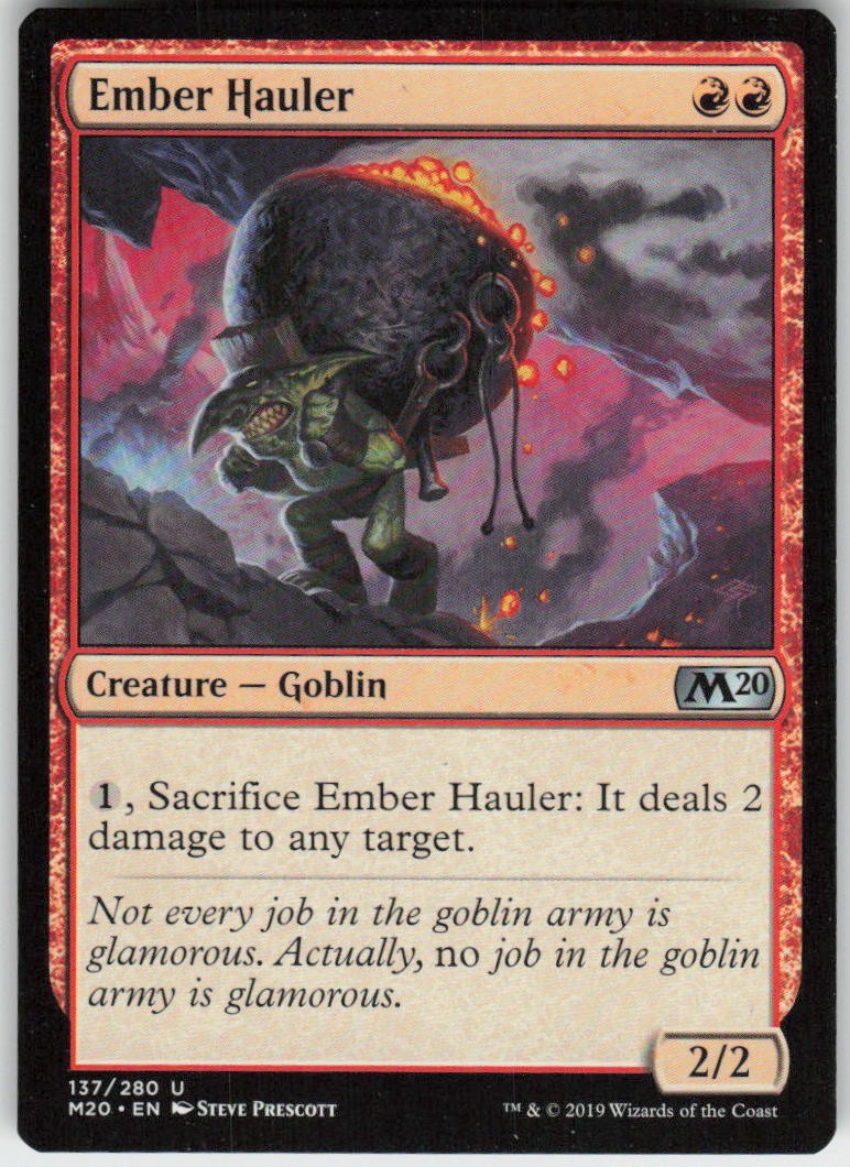 Ember Hauler [M20 – 137] Uncommon Magic