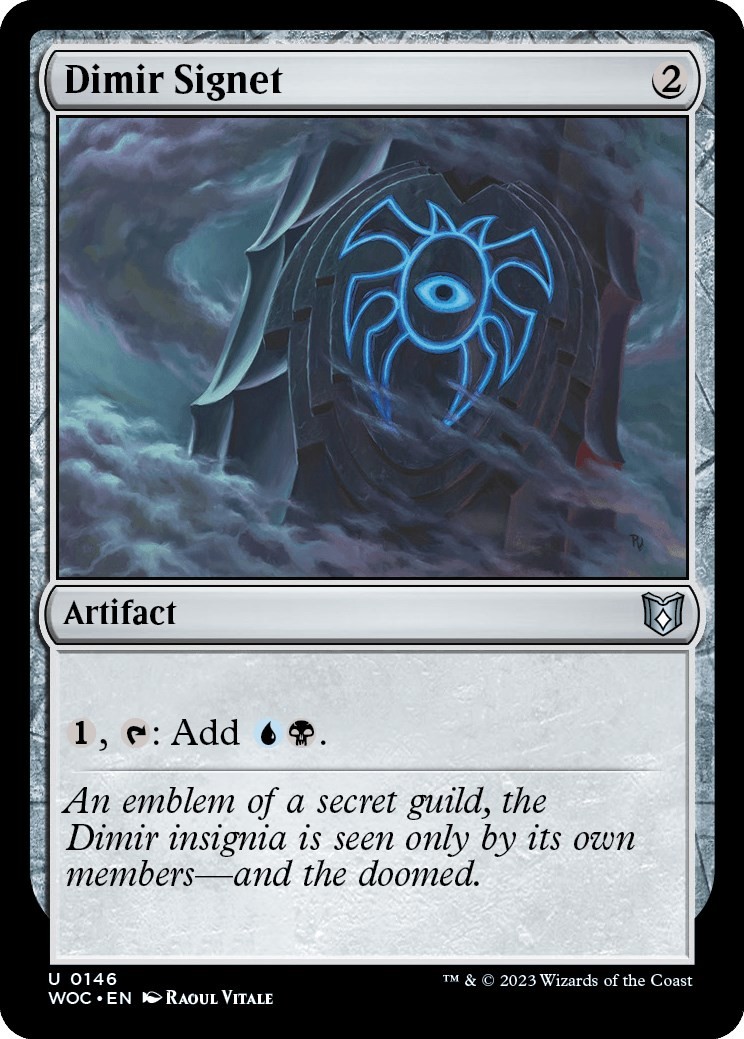 Dimir Signet – WOC – 146 NM/LP