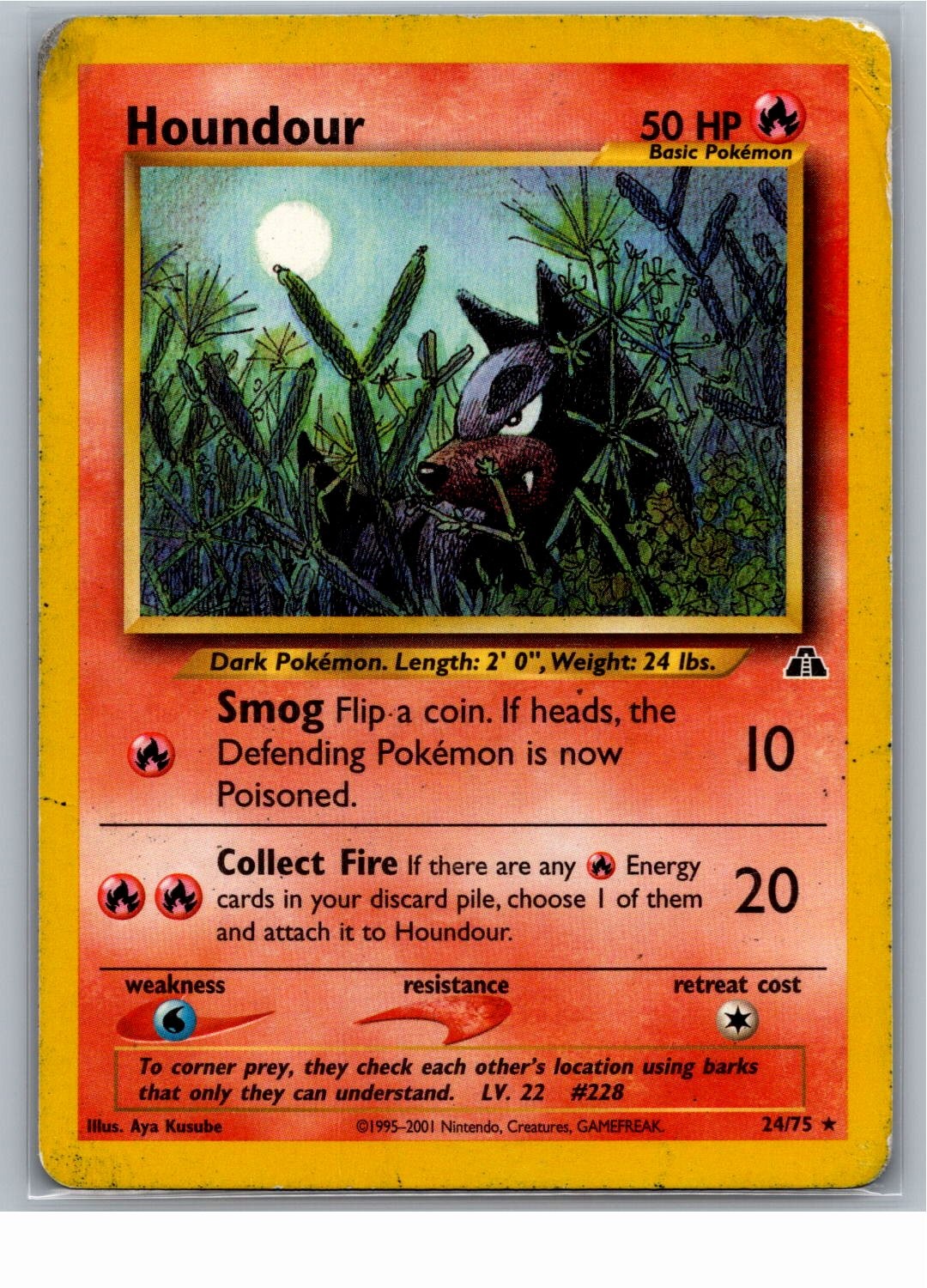 Houndour (24) Unlimited Neo Discovery 24/75 2001
