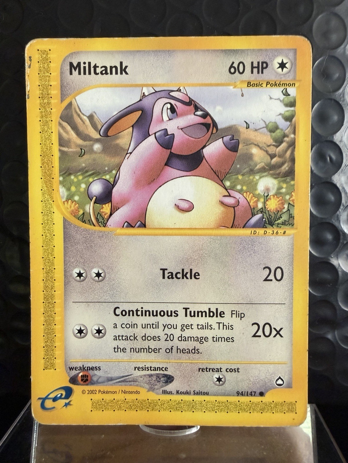 The Pokémon Company Miltank 94/147 Aquapolis Unlimited Regular Eng 2002 60HP