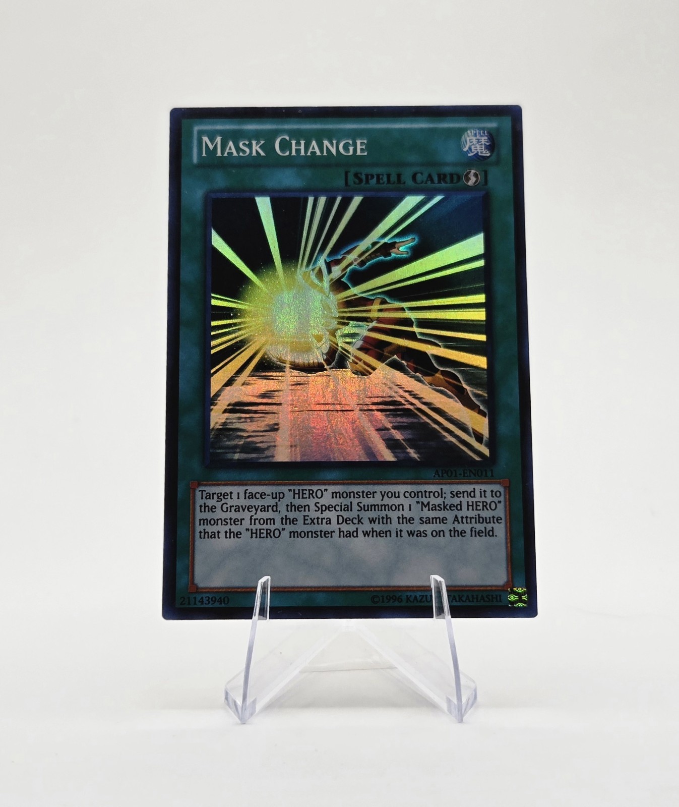 Mask Change AP01-EN011 (Super Rare) 1st Ed – NM – YU-GI-OH