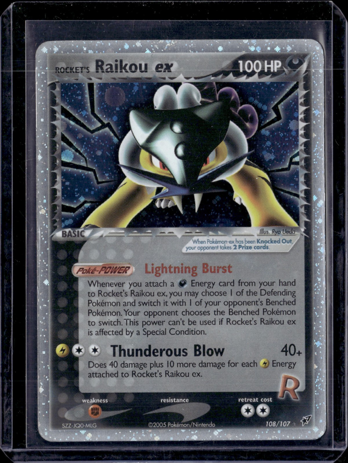 Rocket’s Raikou ex – 108/107 – EX Deoxys Holo 2005 (MP) / Pokémon TCG