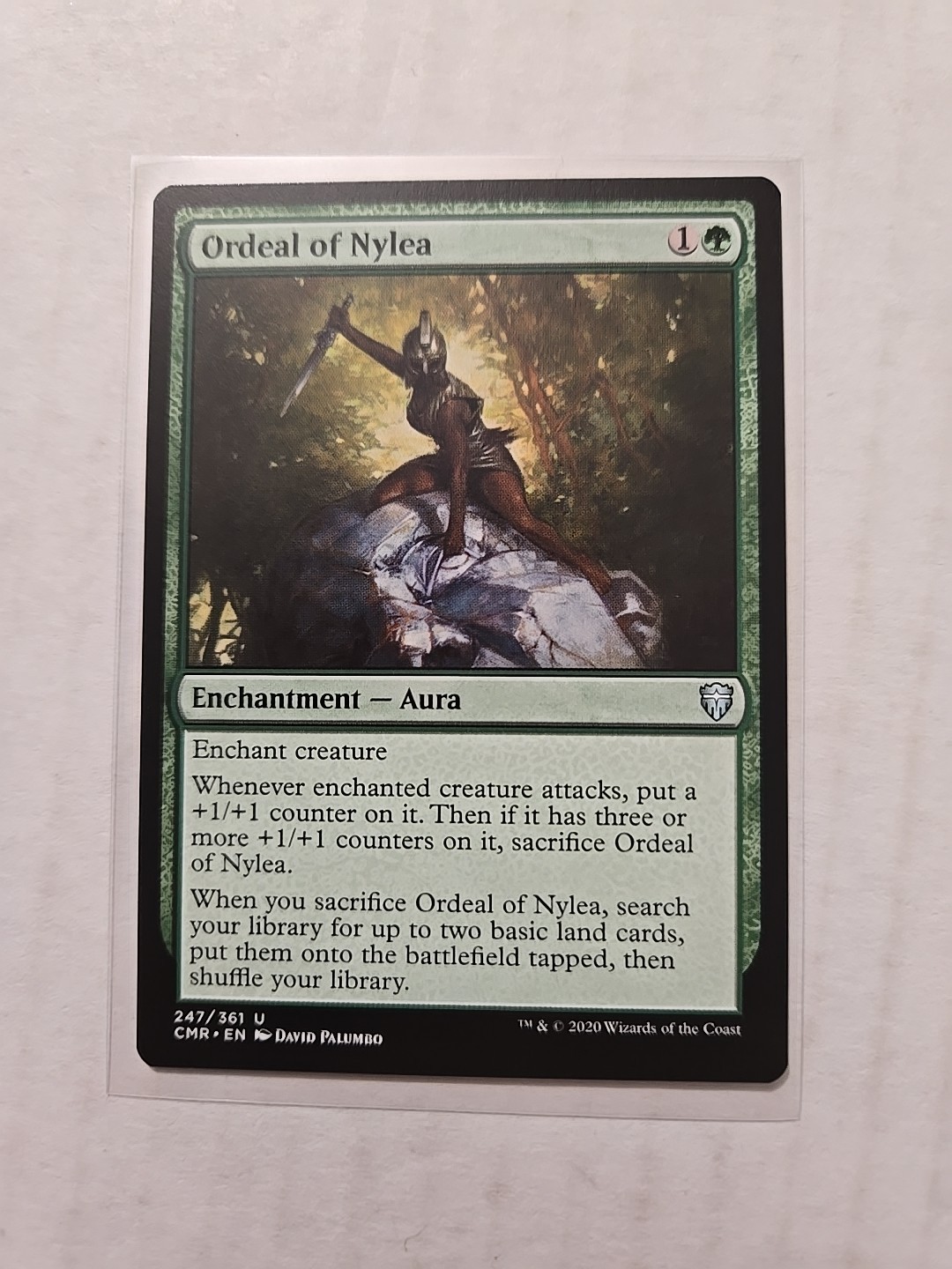 Ordeal of Nylea – Commander Legends – LP – Uncommon – Aura