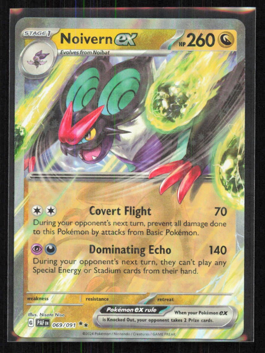 Noivern ex SV: Paldean Fates 069/091 Holo Double Rare 2024 Dragon Nisota Niso NM