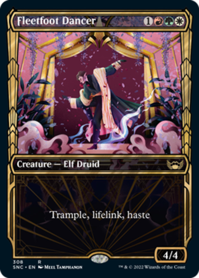 x1 Fleetfoot Dancer – Foil – Showcase R MTG Streets of New Capenna M/NM, English