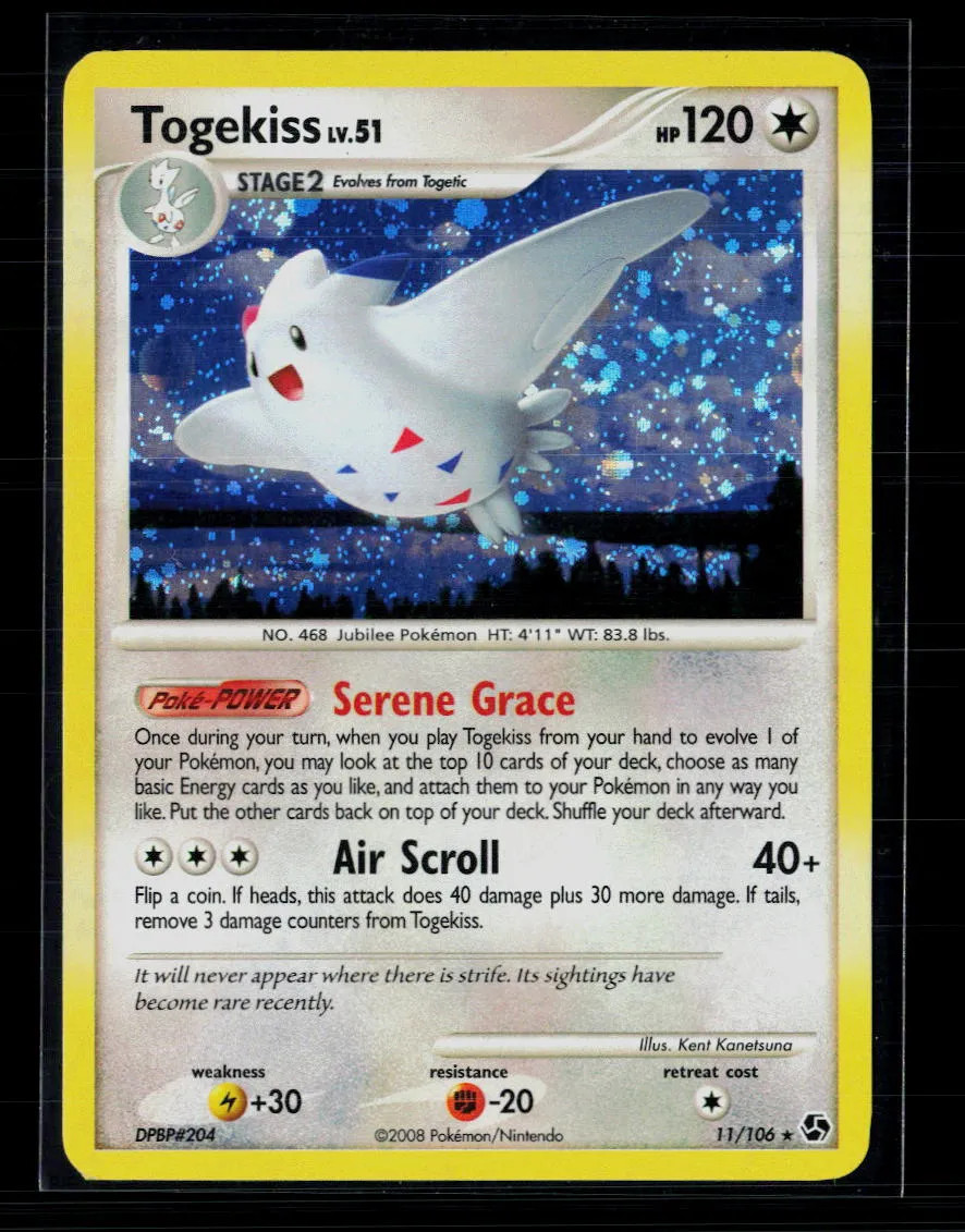 Pokemon 2008 EX Great Encounters Togekiss #11/106