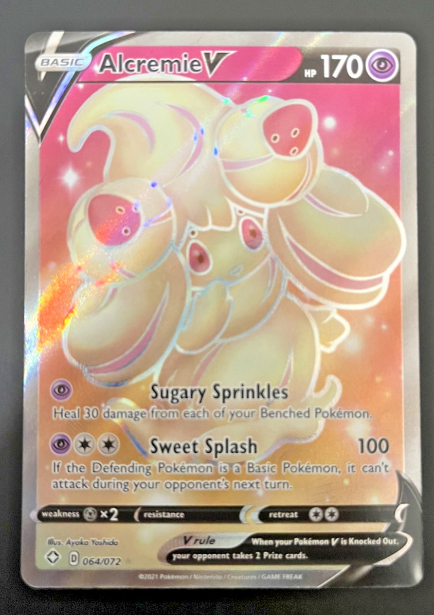 Alcremie V (Full Art) 064/072 Shining Fates Holo