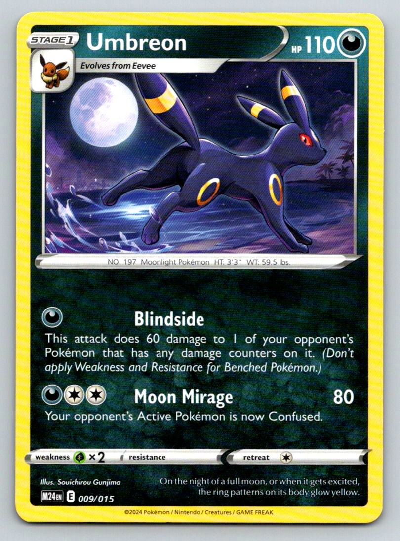 Umbreon 009/015 Promo McDonald’s Promos 2024 Pokemon Near Mint