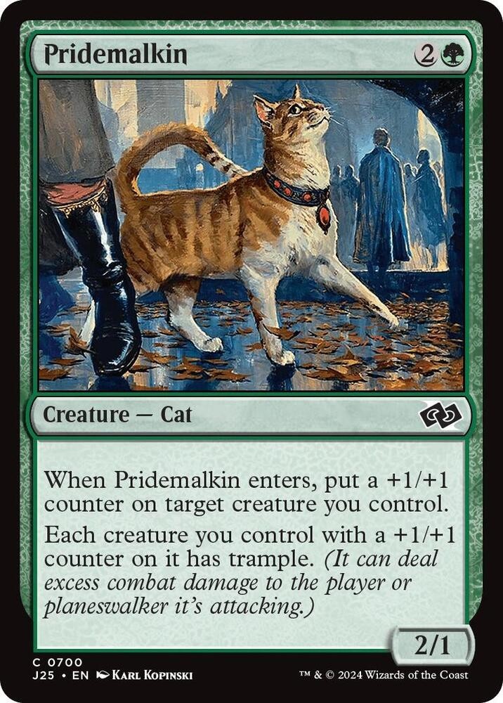 NM Pridemalkin, MTG, Foundations Jumpstart, Magic the Gathering, 700