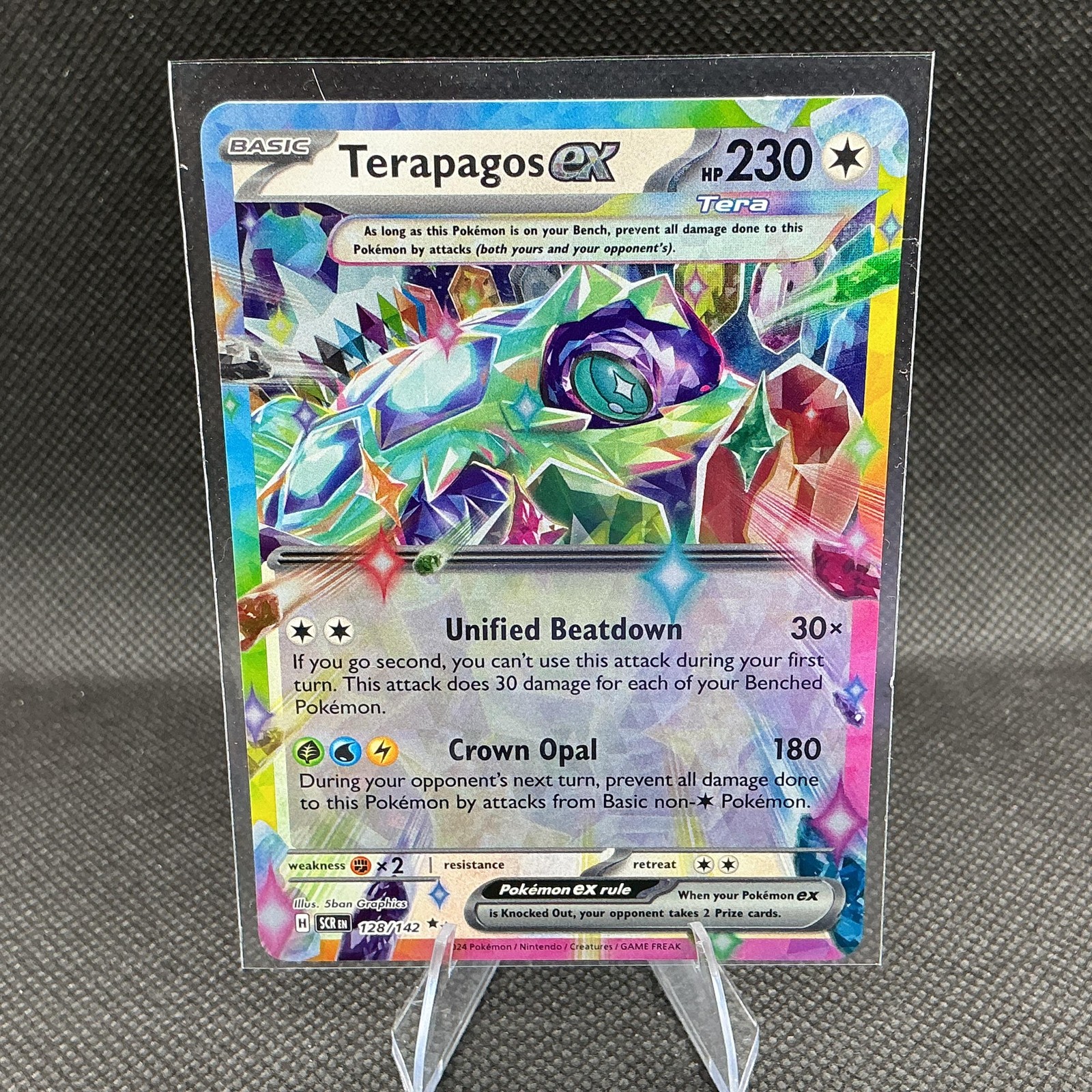 Terapagos ex Prize Pack Series Cards #128/142
