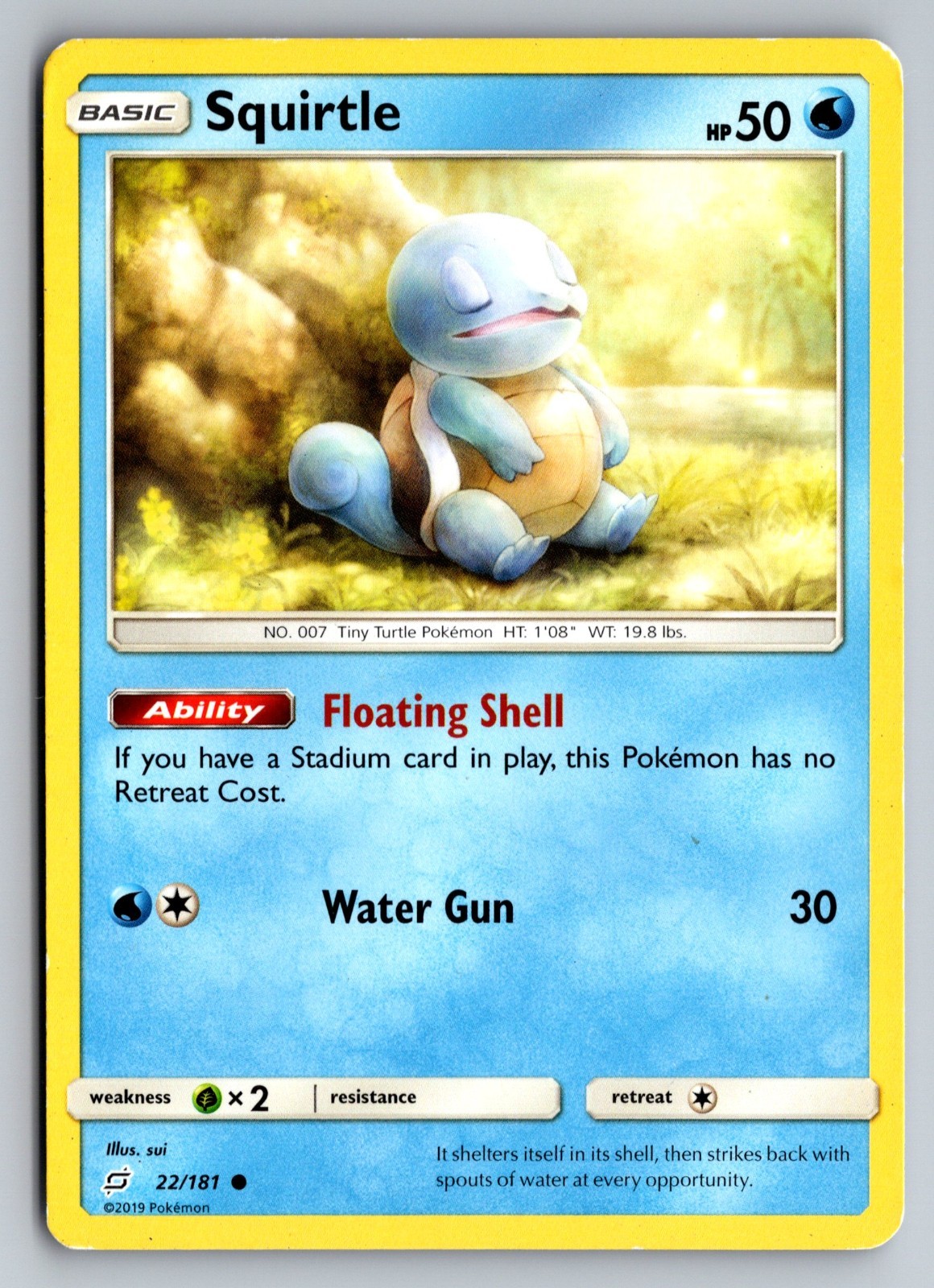 Squirtle 22/181 Sm-Team Up – HP