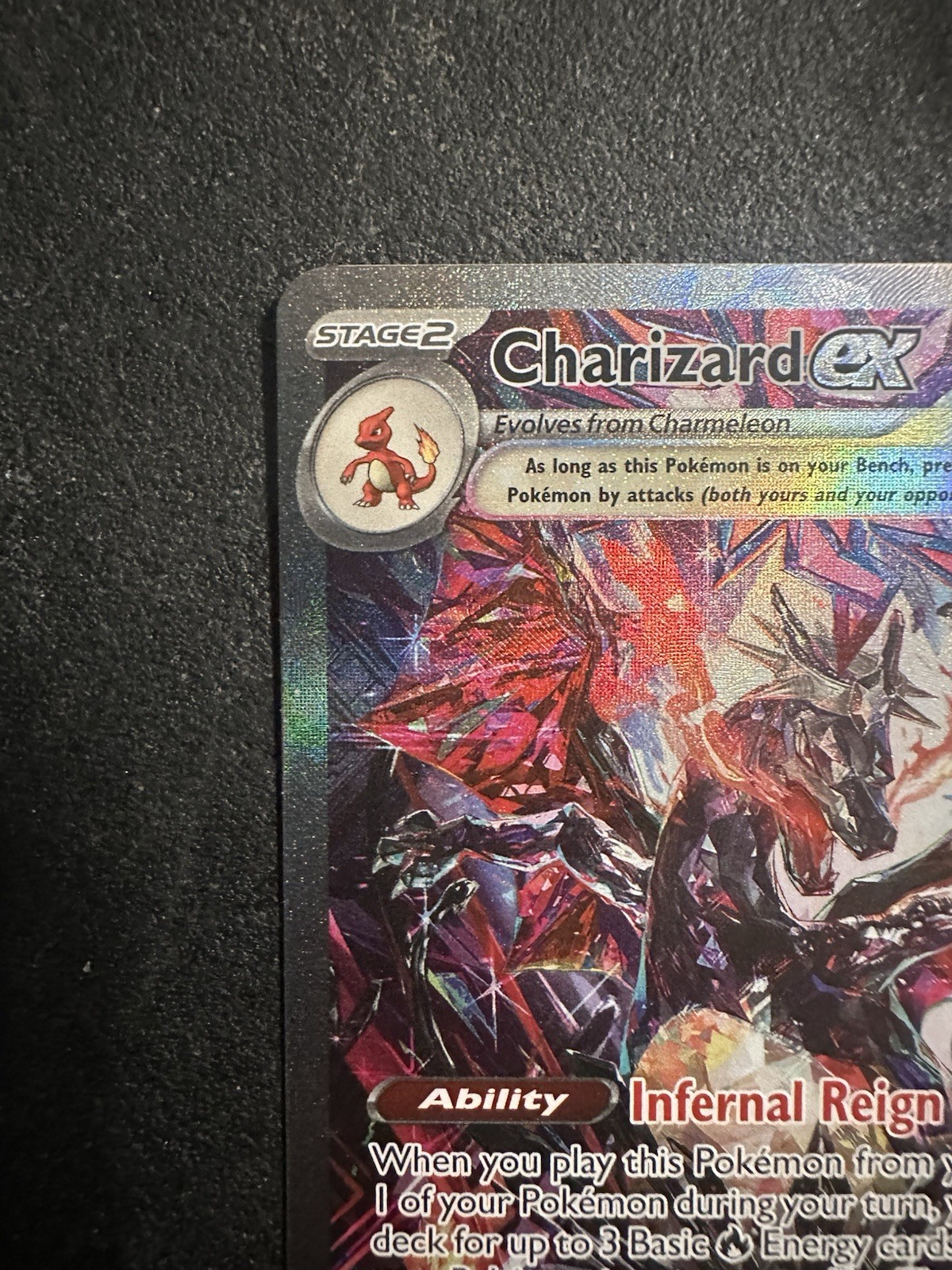 Charizard ex 234/091 Paldean Fates Hyper Rare Tera Full Art LP