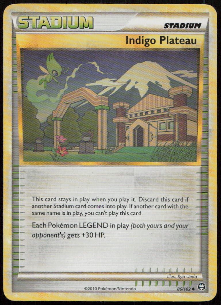 Indigo Plateau 86/102 LP HGSS Triumphant Uncommon Pokemon