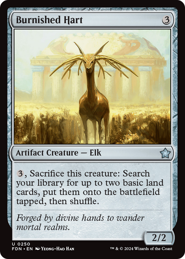 x1 Burnished Hart FDN Foundations MTG 250 UNCOMMON M/NM 1x