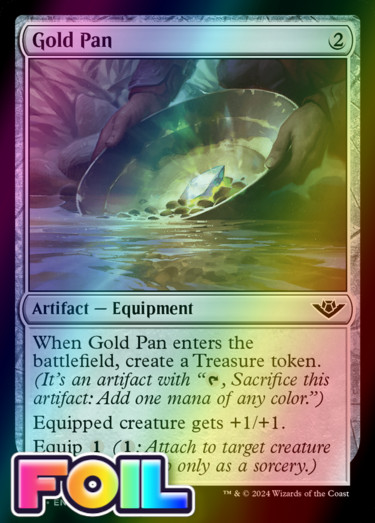 x1 Gold Pan OTJ MTG 242 FOIL COMMON M/NM 1x