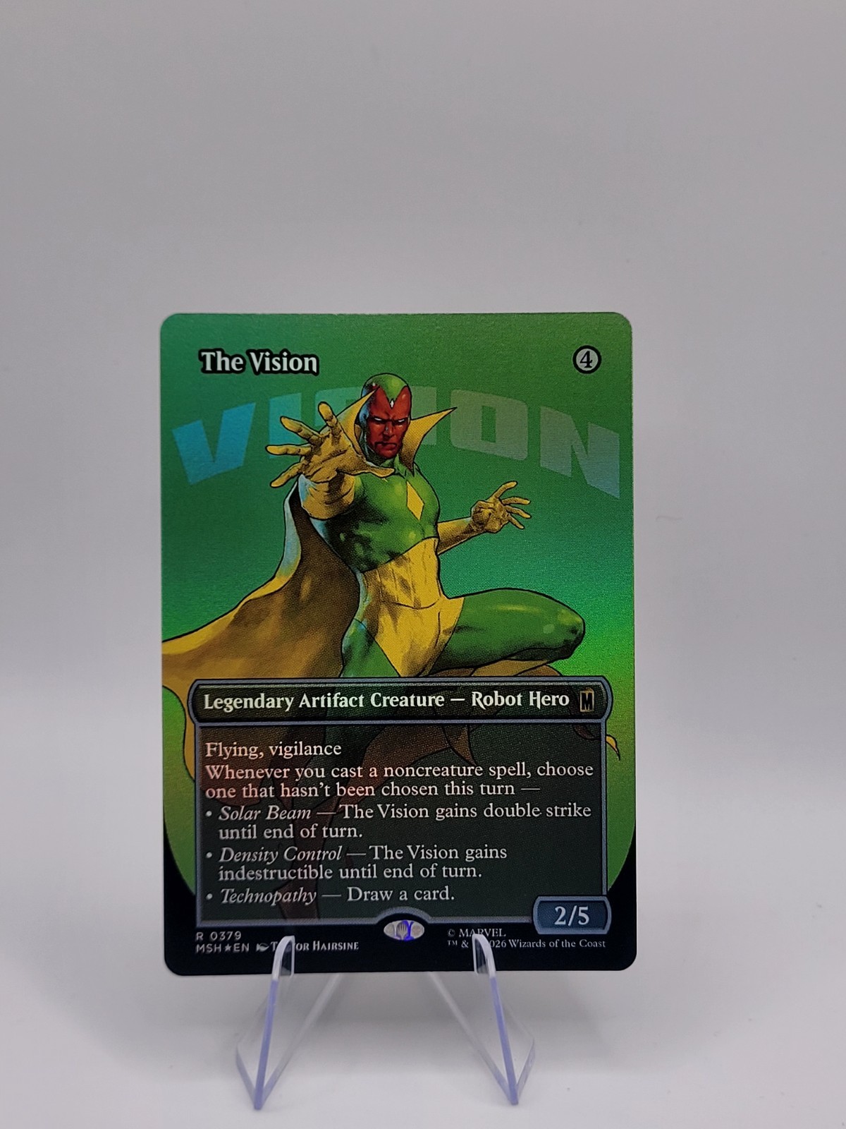 The Vision (Borderless) Marvel Super Heroes Foil