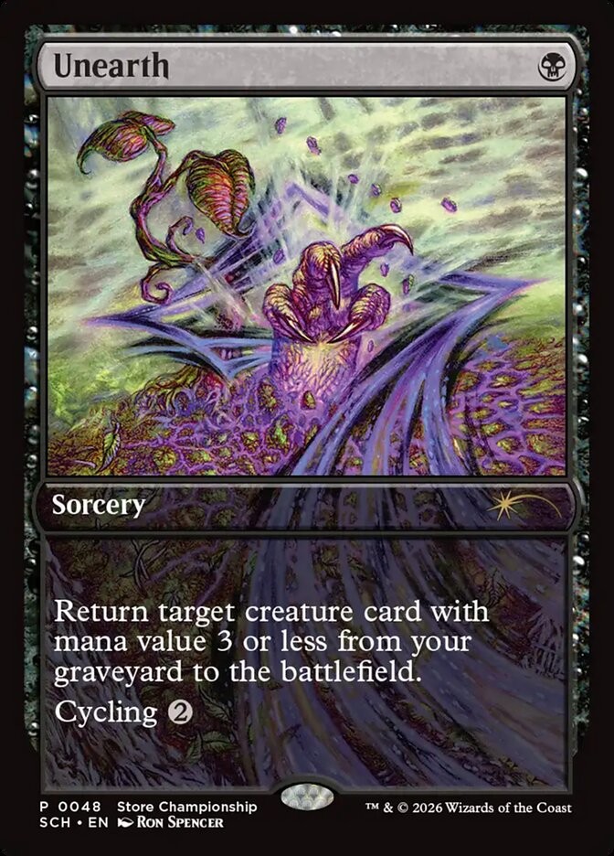 MTG Magic the Gathering Unearth (48/67) Store Championships 2022 NM
