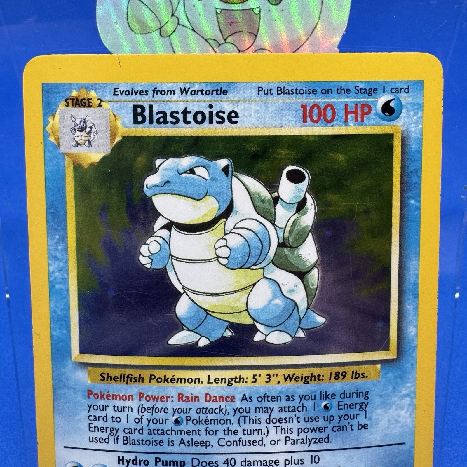 Blastoise Holo Rare 2/102 Pokemon Card Base Set LP