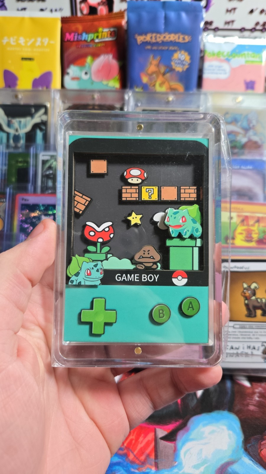 Pokemon Acrylic 3D paper display Bulbasaur Gameboy Hit