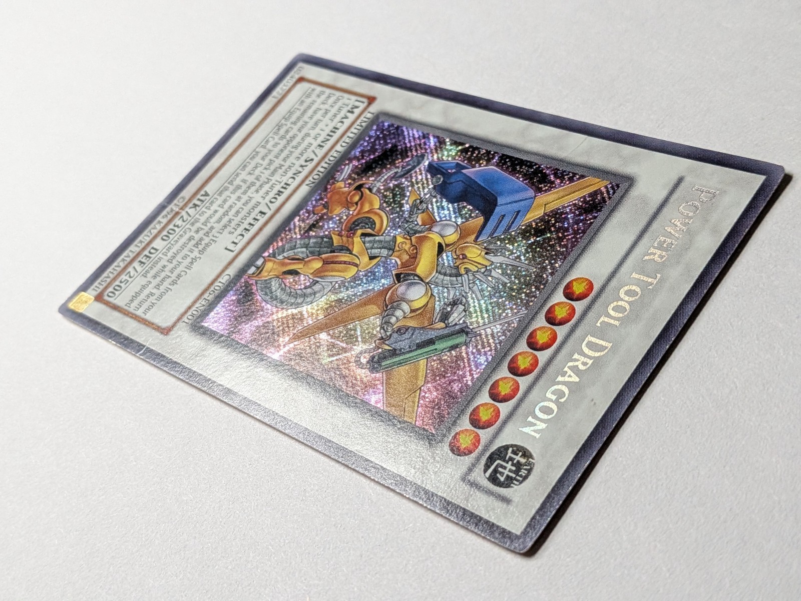 Yu-Gi-Oh! Power Tool Dragon CT06-EN001 Secret Rare Limited Edition – LP