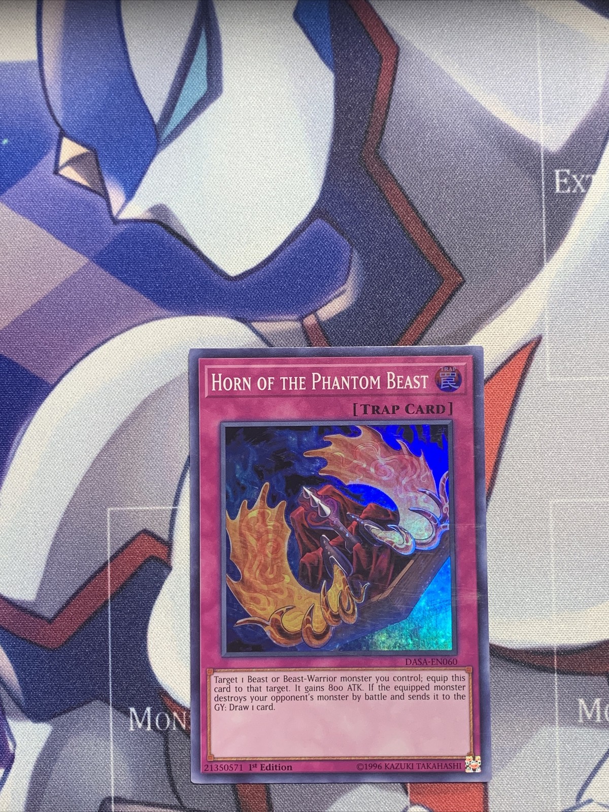 Horn of the Phantom Beast – DASA-EN060 – Super Rare – 1st Edition –