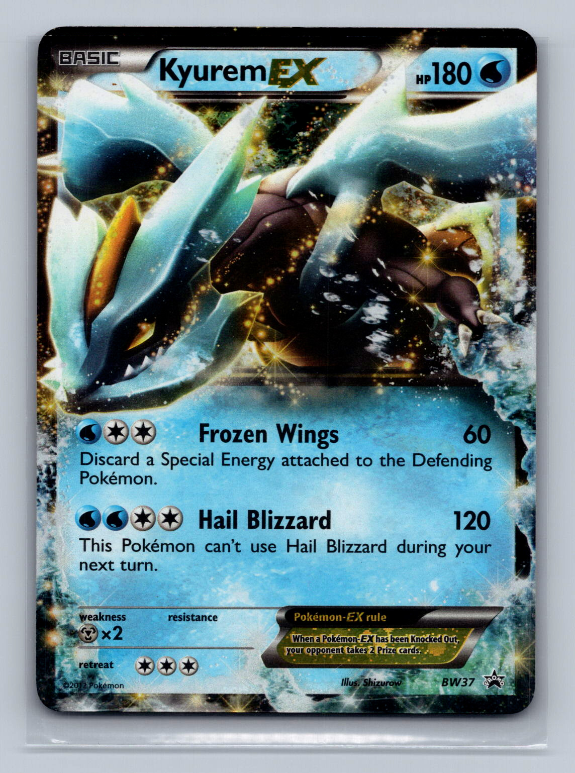 Kyurem EX – Holo Promo Black and White Promos BW37 LP