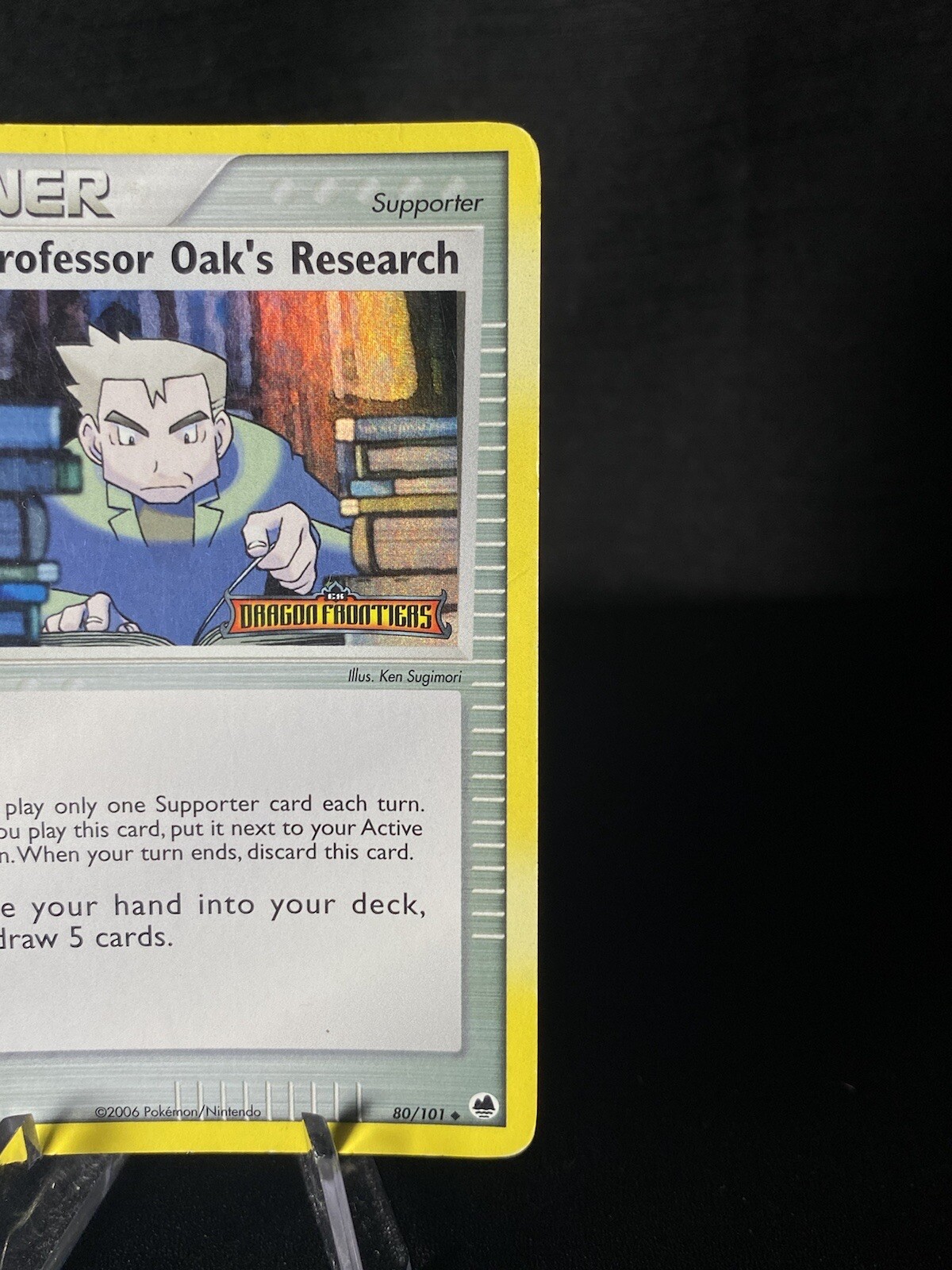 Professor Oak’s Research 80/101 – Reverse Holo – EX Dragon Frontiers Pokemon TCG