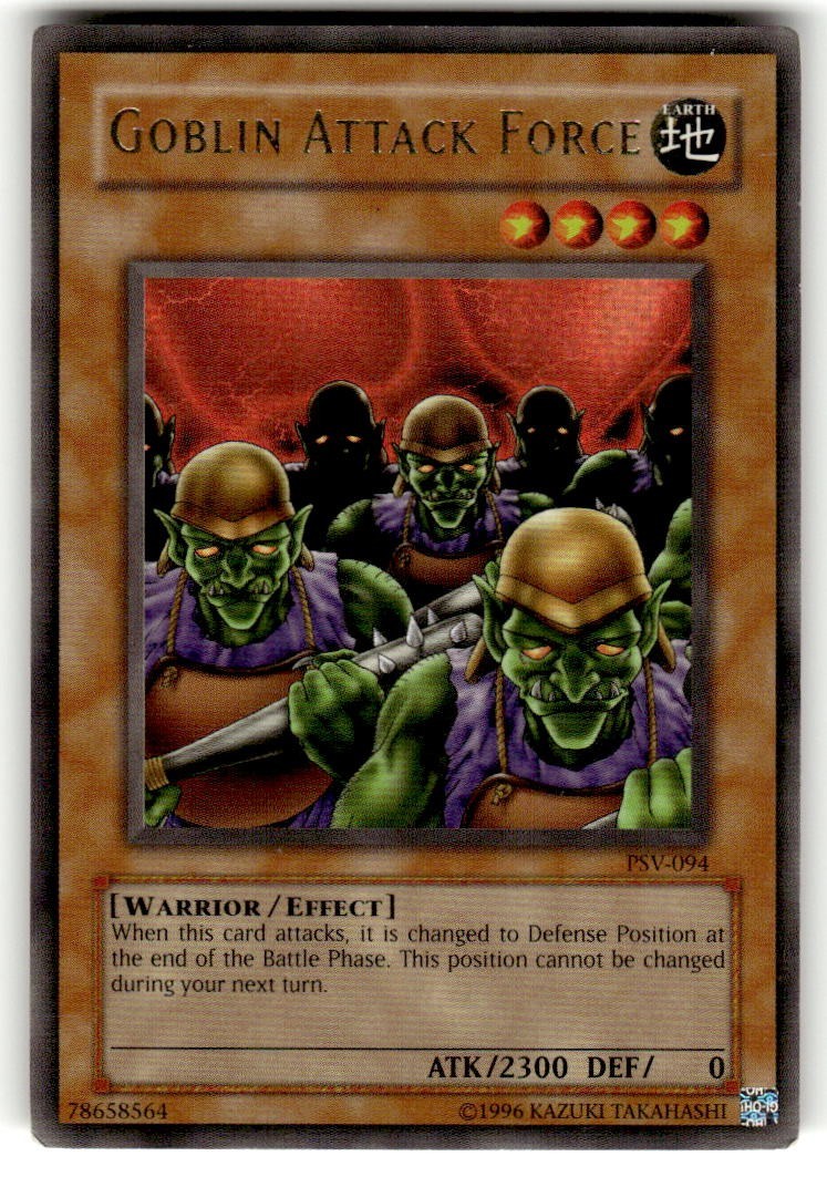 Goblin Attack Force Psv-094 Pharaoh’s Servant Unlimited Yugioh Ultra Rare LP