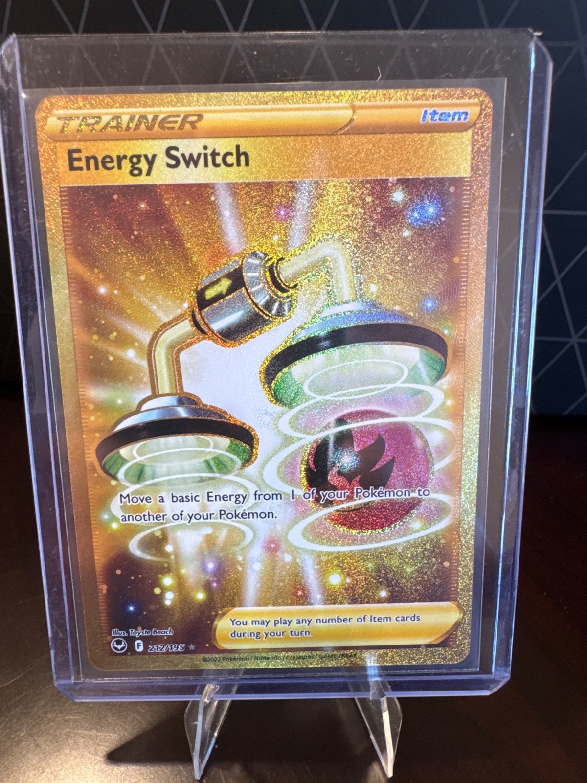 Pokemon TCG Energy Switch (Secret) 212/195 Holo SWSH12: Silver Tempest