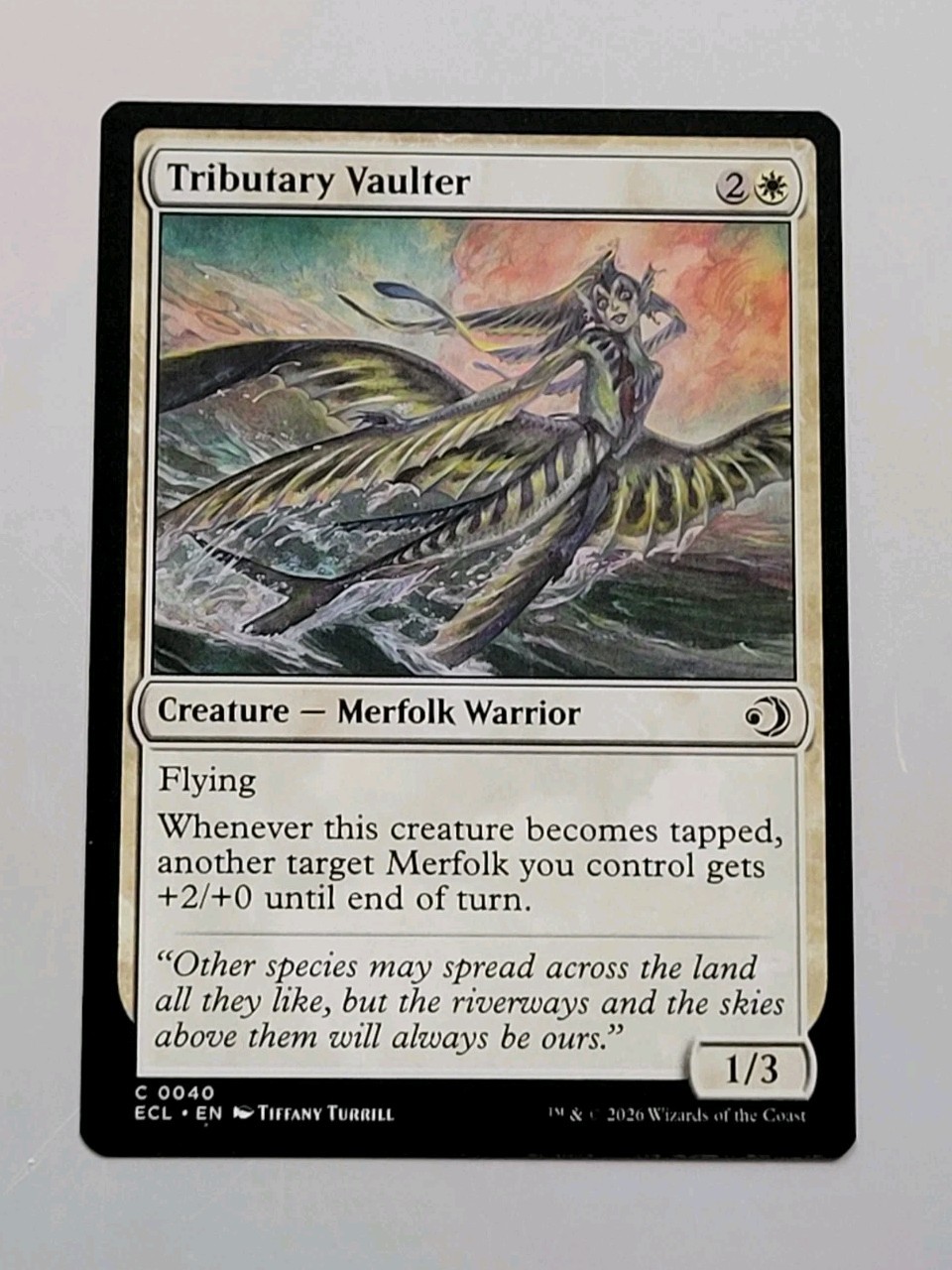 MTG – Lorwyn Eclipsed: Tributary Vaulter (0040) – Common – Near Mint