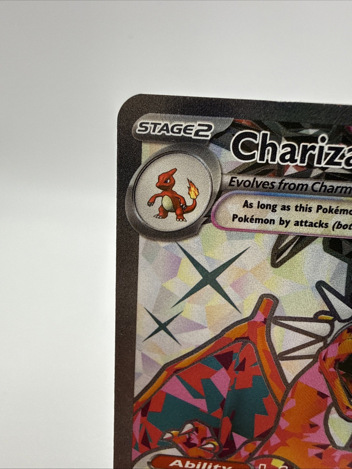 Charizard ex 215/197 Obsidian Flames Holo Full Art Pokemon TCG NM🔥