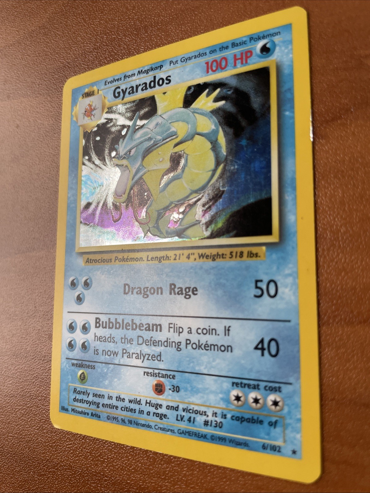 Gyarados 006/102 Base Set Holo