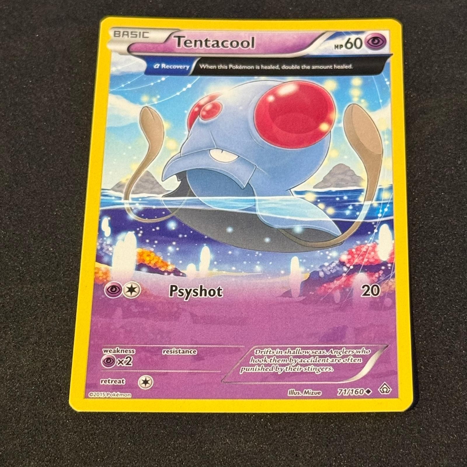 Tentacool 71/160 Uncommon Primal Clash Pokemon Near Mint