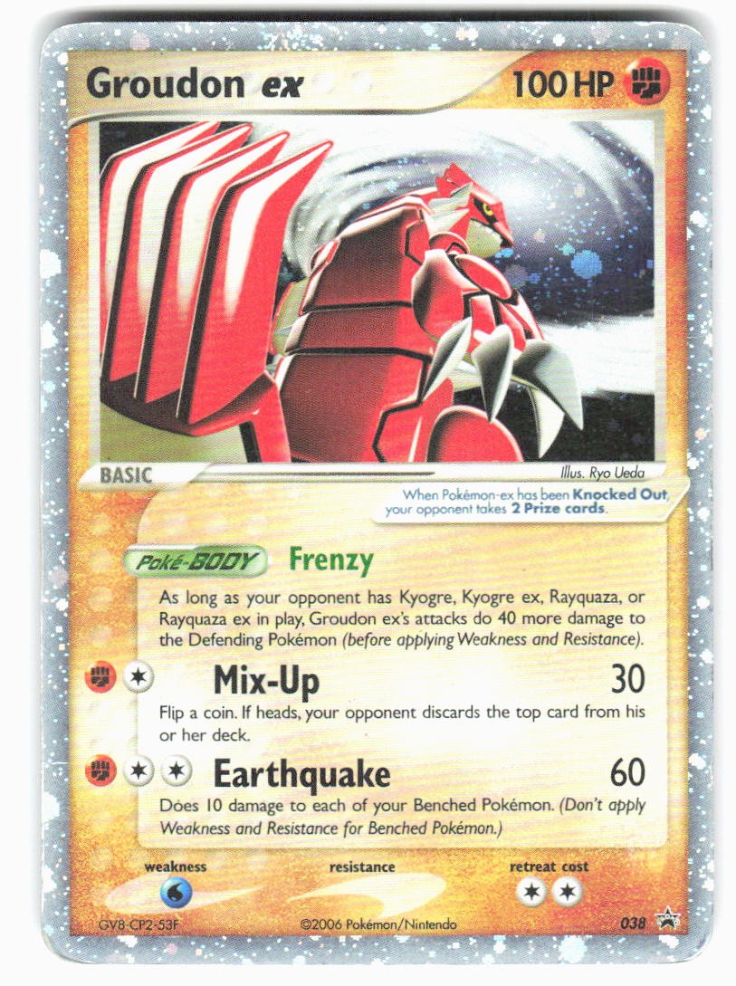 Groudon ex – (EX Collector’s Tins) Promo Nintendo Promos 038 HP