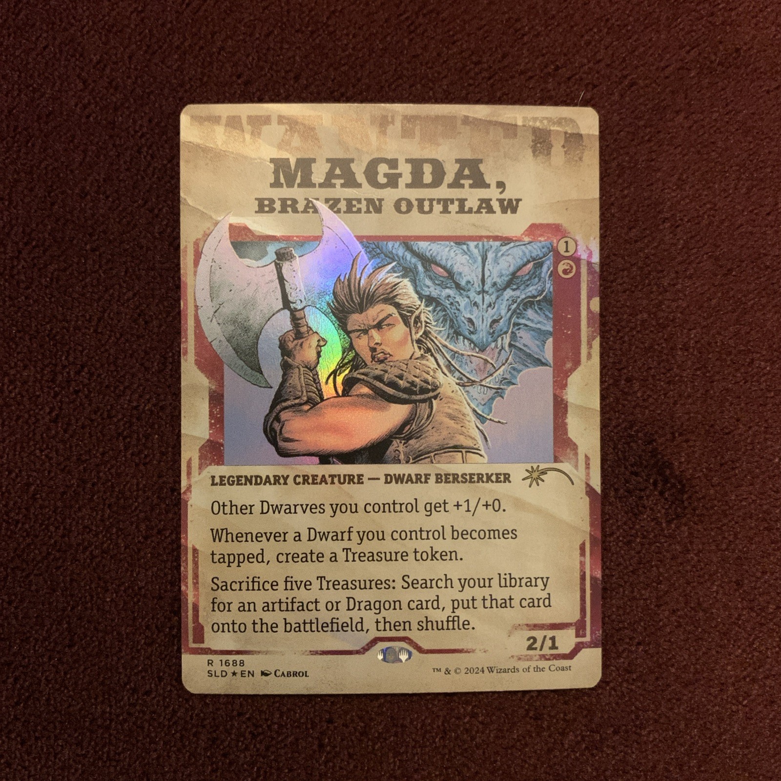 Magda, Brazen Outlaw Secret Lair Drop Foil