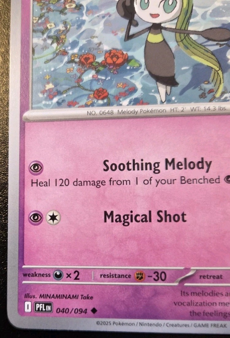 Meloetta 040/094 Uncommon Mega Evolution: Phantasmal Flames Pokemon TCG