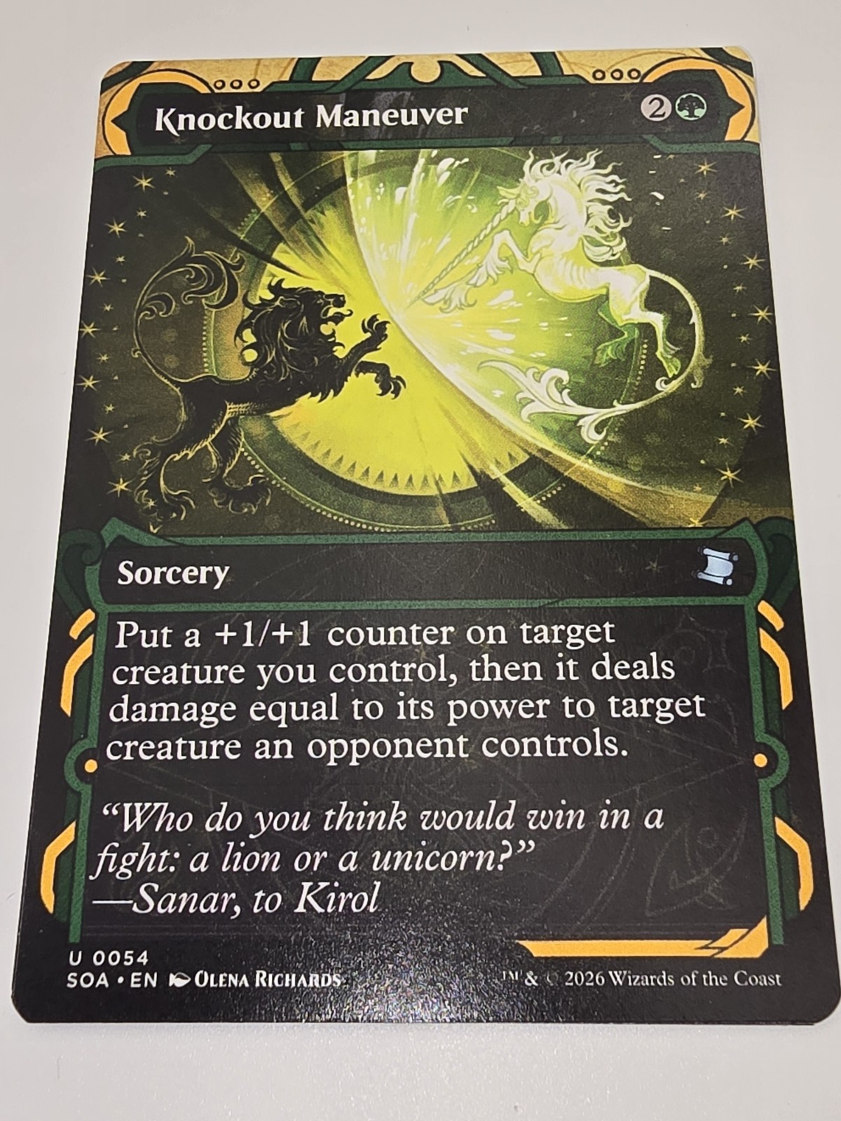 Knockout Maneuver Secrets of Strixhaven: Mystical Archive Regular